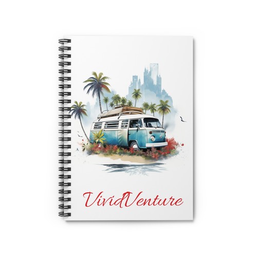 Camper van spiral notebook - camper,