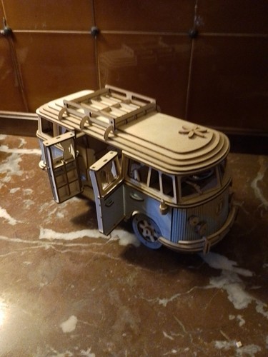 Camper van wooden puzzle - camper,