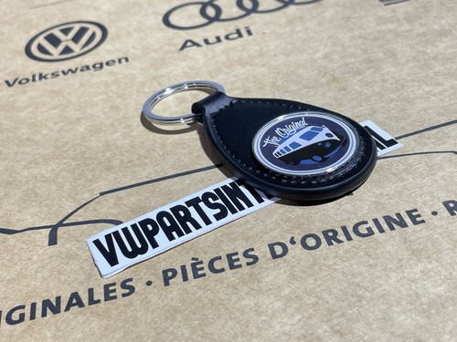 Volkswagen leather keyring key - volkswagen,