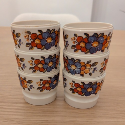 Vintage retro melamine egg - 6,