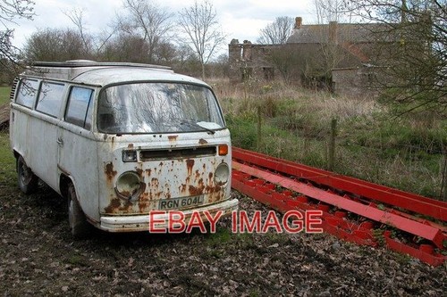 Photo old camper van - vw,