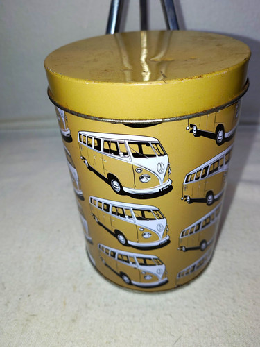 Gold camper van - camper, vintage