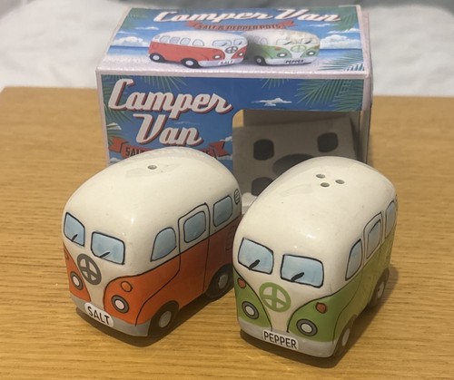 Retro camper van salt - vw,