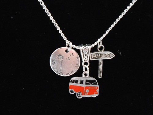 Handmade camper van charm - vw,