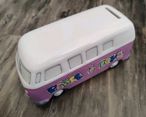 Camper van purple peace - van,