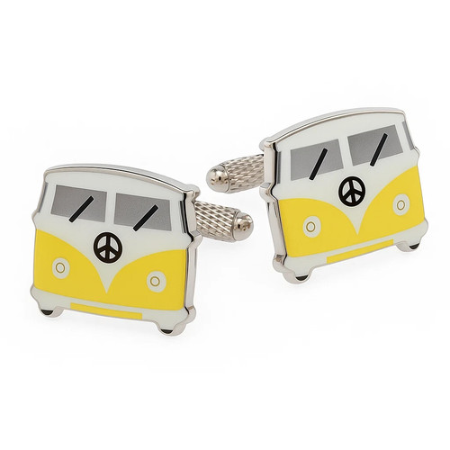 Camper van cufflinks - cufflinks,