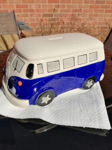 Ceramic camper van - van, moneybox