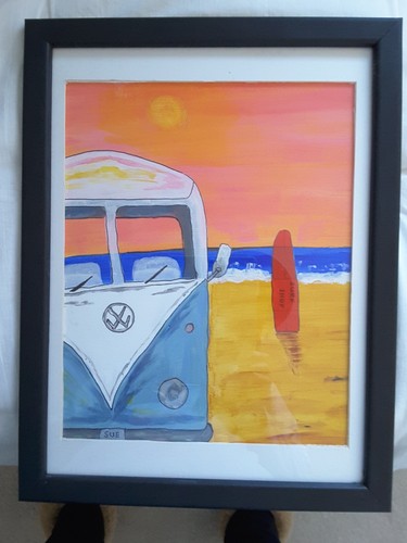 Painting sea sand - sea,, sand,
