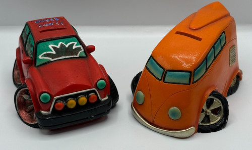 Ceramic camper van car - ceramic, vw