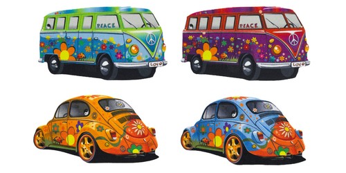 Camper van beetle - /, shaped