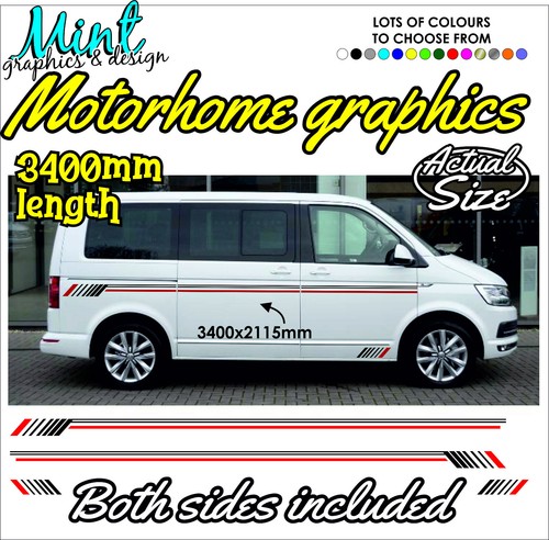 Motorhome graphics stripes - graphics,