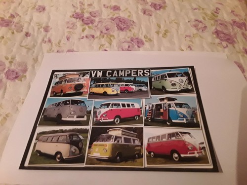 Brand new postcard - postcard, volkswagen