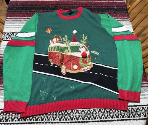 Christmas camper van - camper,