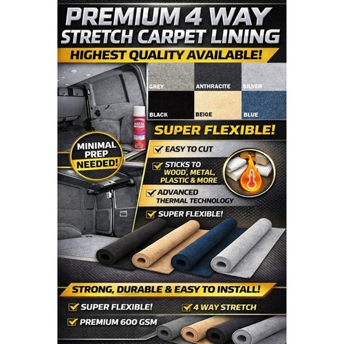 Way stretch carpet lining - 4,