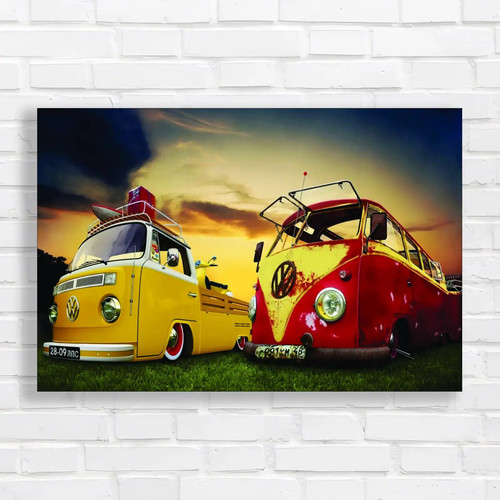 Vibrant retro camper van - vibrant,