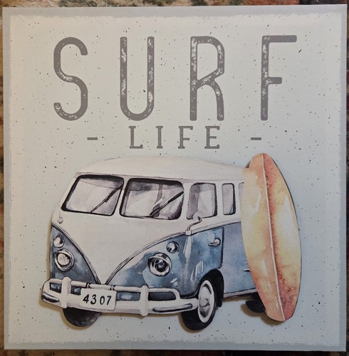 Surf life vintage camper - life,