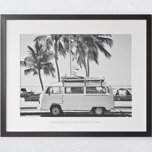 Retro camper van volkswagen - camper,